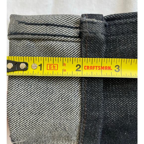 Unbranded Brand Raw Selvedge Mens Jeans Size 33 Tapered Fit 14.5 oz - Picture 11 of 12